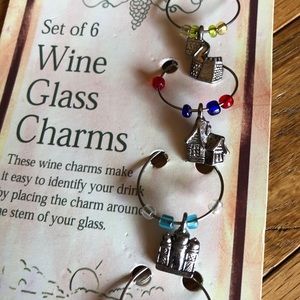 🍒2/$15 🆕Wine Glass Charms